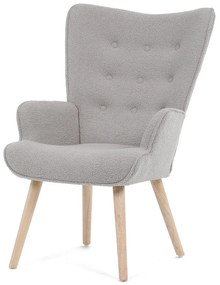 Bouclé GREY2 fotel, szürke