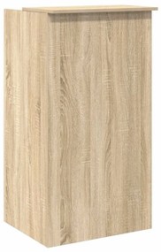 recepciós pult sonoma tölgy 55x50x103,5 cm szerelt fa