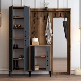 Berlin ABC - Walnut, Anthracite