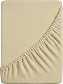 Frottír EXCLUSIVE krém lepedő 90x200 cm