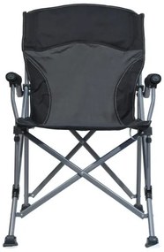 Összecsukható kempingszék fekete