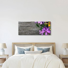 Kép - réti virágok (120x50 cm)