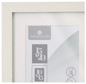 Fehér álló-fali képkeret 17,5x22,5 cm Sencillo – Casa Selección