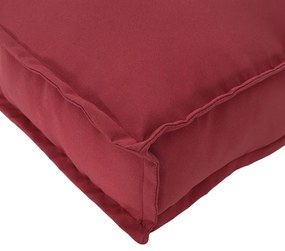 Raklap párna háttámlához Bordó 60 x 40 x 12 cm Oxford szövet