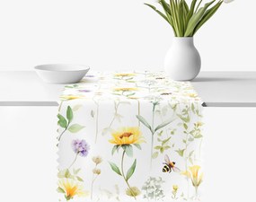 Goldea teflonbevonatú asztali futó - réti világ 50x140 cm