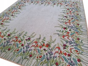 Abrosz 100x100 cm gobelin szalvéta gobelin Mintaválaszték mezei virágok