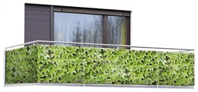 Zöld műanyag belátásgátló erkélyre 500x85 cm - Maximex