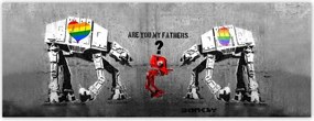 Fotótapéták 250x93 Are you my fathers Banksy