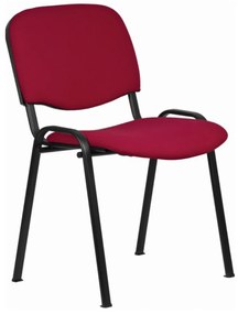 ISO New Tárgyalószék Bordó 10 Darab N