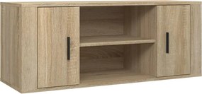 vidaXL sonoma tölgyszínű szerelt fa TV-szekrény 100 x 35 x 40 cm