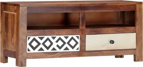 vidaXL tömör akácfából TV-szekrény 90 x 30 x 40 cm