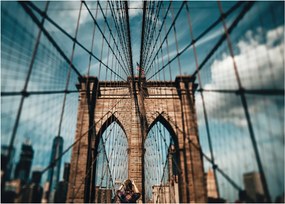 Kép - Brooklyn Bridge (70x50 cm)
