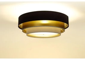 TRINITI mennyezeti lámpa 2xE27/60W/230V barna/arany/beige