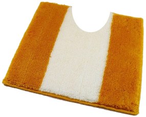 Fürdőszoba-szőnyeg ATHENA Sárga - Sárga / 50 x 50 cm WC kagyló elé, kivágással