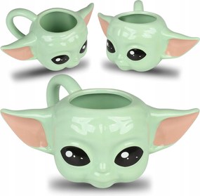 Star Wars Baby Yoda Zöld bögre, kerámia