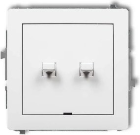 Redőnykapcsoló Fehér Deco DWPUS-8 Karlik