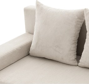 Fireze kanapé, kordbársony, bézs