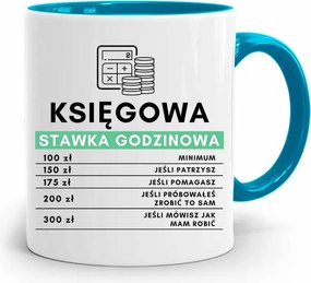 Kék Bögre Ajándék Könyvelőnek, fényképes nyomattal