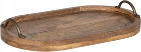 Konyhai Tálca Nagy Hosszú 40cm Boho Fa Tálca Nappaliba Mangó Fa