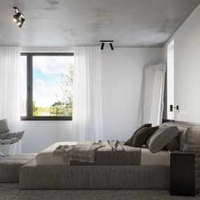 Fali spotlámpa DIREZIONE 1xGU10/40W/230V fekete