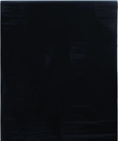vidaXL matt fekete PVC statikus ablakfólia 60 x 500 cm