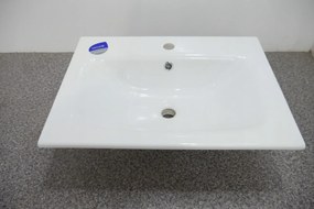 Cersanit Moduo, függő szekrény mosdóval 60cm, fehér, S801-314-DSM