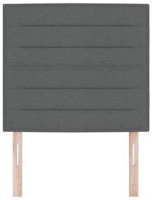 Fejtámla Vonalak Design Sötétszürke 80 cm Szövet