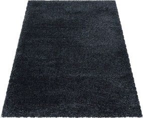 Antracitszürke szőnyeg 80x150 cm Fluffy – Ayyildiz Carpets