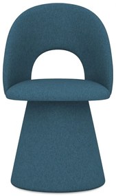 Kék kárpitozott étkezőfotel Kalo – Makamii