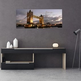 Kép - Tower Bridge éjszaka (120x50 cm)