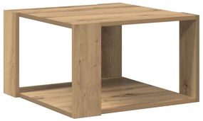 Dohányzóasztal Műhely tölgy 51,5x51,5x30 cm Műszaki Fa