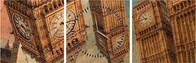 Kép - Big Ben, London (órával) (90x30 cm)