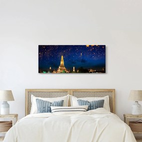 Kép - A boldogság lámpásai, Bangkok (120x50 cm)
