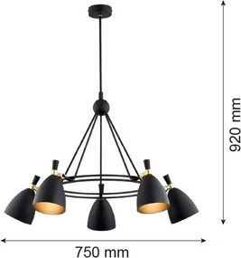 Argon CHARLOTTE 2118 Csillár 5x15W/E27 IP20