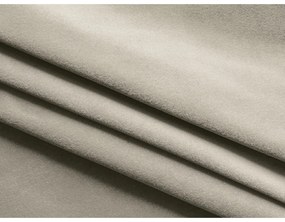 Krémszínű kárpitozott ágyneműtartós franciaágy ágyráccsal 140x200 cm Kiana – Makamii