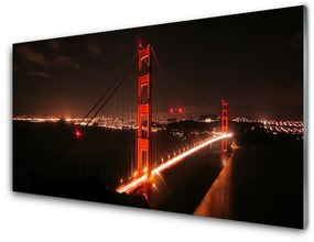 Üvegkép Bridge architektúra 140x70 cm