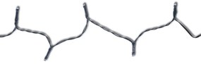 2 db kerti buxus labda műlevelekkel és napelemes fényfüzérrel 27 cm