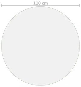 átlátszó PVC védőabrosz Ø 110 cm 2 mm