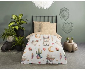 Bézs pamut gyerek ágyneműhuzat babaágyhoz 100x135 cm Luz – Good Morning