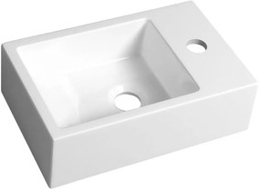Sapho Small mosdótál 36x23 cm négyszögletes fehér AL565