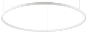 Ideal Lux - ORACLE SLIM LED függeszték kábellel, 42 W / 230 V, 3000 K, átm. 90 cm, fehér