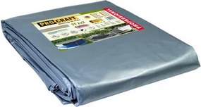 Ponyva Procraft ST5x6 200g/m2 vízálló hálóval 5x6 m ezüst