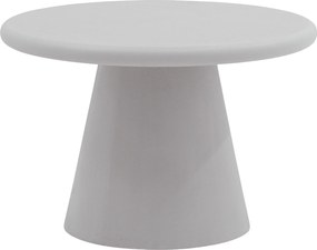 Clav kerek dohányzóasztal 60 cm - világosszürke