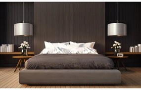 Duolla - Csillár zsinóron CANNES 1xE27/15W/230V á. 45 cm ezüst/réz