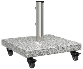 Kerekes Napernyő Alaptermék Ø38/48mm Szürke Gránit 30 kg Négyzet