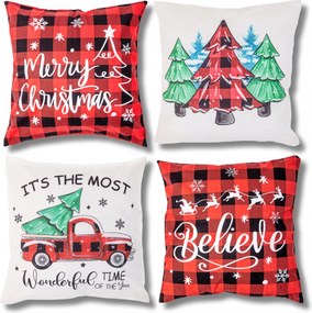 Karácsonyi Díszpárnahuzat Jancsi Ajándék 4-Pak Moraj