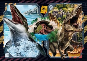 Jurassic World Danger Zone 2x60 db-os puzzle Clementoni