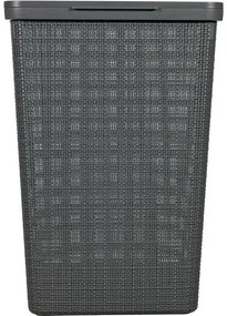 Curver szennyeskosár Jute 58 l, sötét szürke