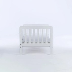 Gyerekágy leesésgátlóval Drewex Nidum 140x70 cm fehér