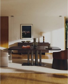 Asztali lámpa textil búrával (magasság 61,5 cm) Mavran – Kave Home